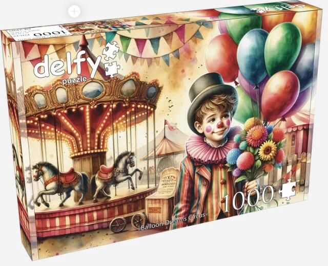 CASSE-TÊTE 1000 PIÈCES DELFY - BALLOON DREAMS CIRCUS