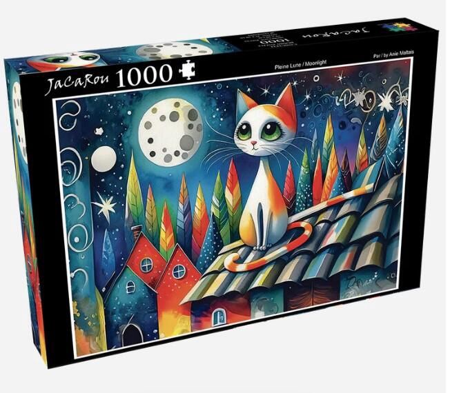 CASSE-TÊTE 1000 PIÈCES JACAROU - PLEINE LUNE