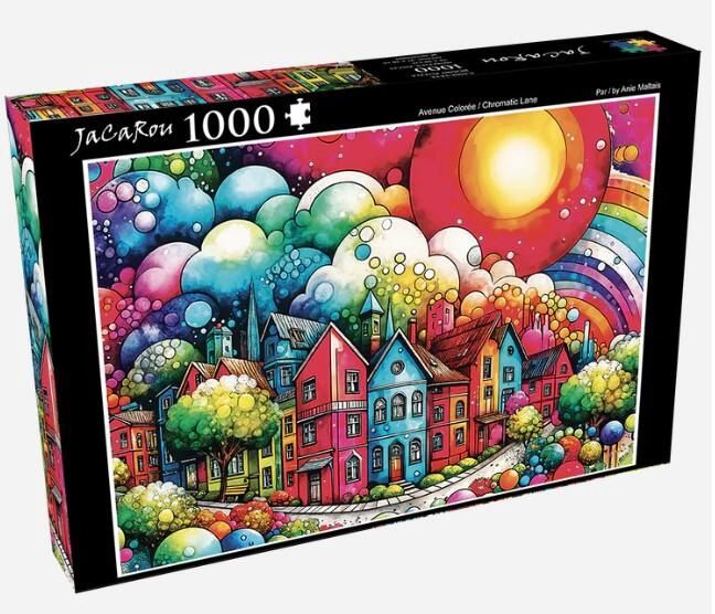 CASSE-TETE 1000 PIÈCES JACAROU - AVENUE COLORÉE