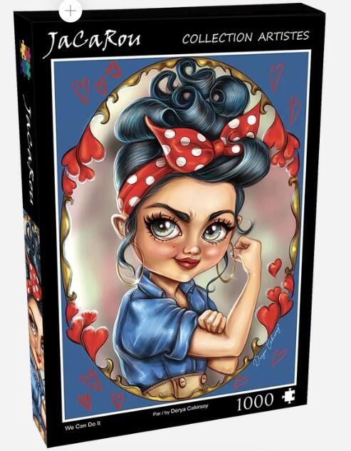 CASSE-TÊTE 1000 PIÈCES JACAROU - WE CAN DO IT