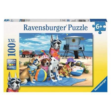 CASSE-TÊTE 100 PIÈCES RAVENSBURGER - LES CHIENS NE SONT PAS SUR LA PLAGE