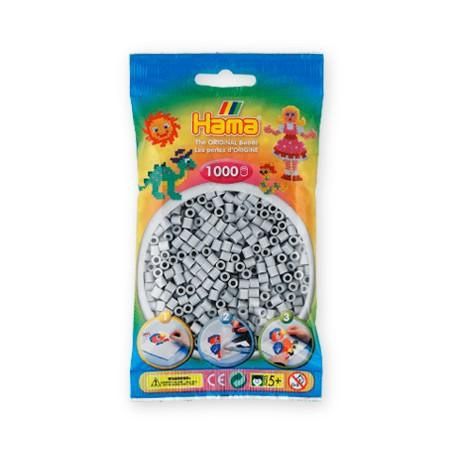 HAMA 1000 PIÈCES - GRIS PALE