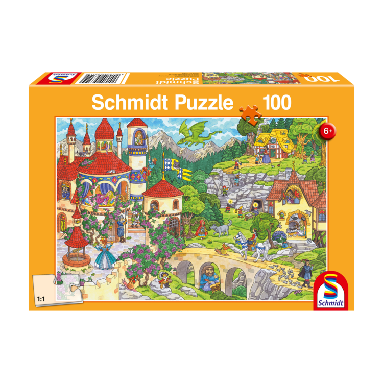 CASSE-TÊTE 100 PIÈCES SCHMIDT - AU PAYS DES CONTES DE FÉES