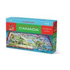CASSE-TÊTE 100 PIÈCES CROCODILE CREEK - DÉCOUVERTE DU CANADA