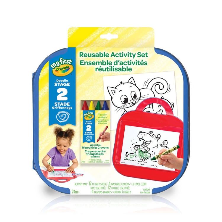 CRAYOLA - ENSEMBLE D'ACTIVITÉS RÉUTILISABLE