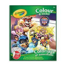 CRAYOLA COLORIAGE ET AUTOCOLLANTS - PAT' PATROUILLE