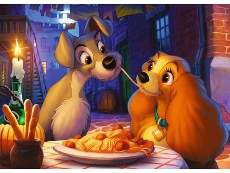 CASSE-TÊTE 1000 PIÈCES RAVENSBURGER DISNEY - LA BELLE ET LE CLOCHARD