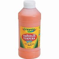 CRAYOLA - GOUACHE TEMPERA ORANGE 32 ONCES