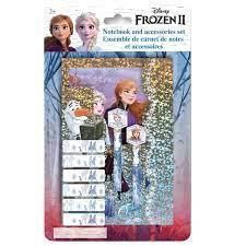 ENSEMBLE DE CARNET DE NOTE ET D'ACCESSOIRES REINE DES NEIGES