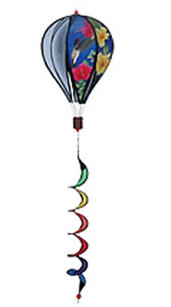 VIRE-VENT HOT AIR BALLOON 16 POUCES AVEC FLEURS