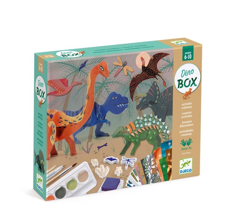 DJECO COFFRET MULTI ACTIVITÉS - LE MONDE DES DINOSAURES