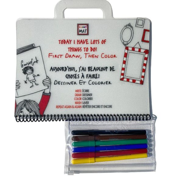 TROUSSE DE VOYAGE FUNNY MATH AVEC CRAYON - BEAUCOUP À FAIRE