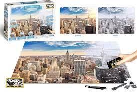 CASSE-TÊTE 500 PIÈCES À GRATTER ÉTÉ À HIVER - MANHATTAN