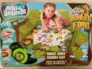 TAPIS DE DESSIN À L'EAU INTÉRACTIF - JUNGLE