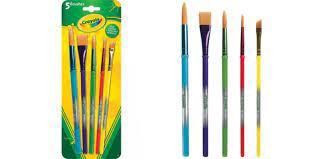 CRAYOLA - 5 PINCEAUX ASSORTIS