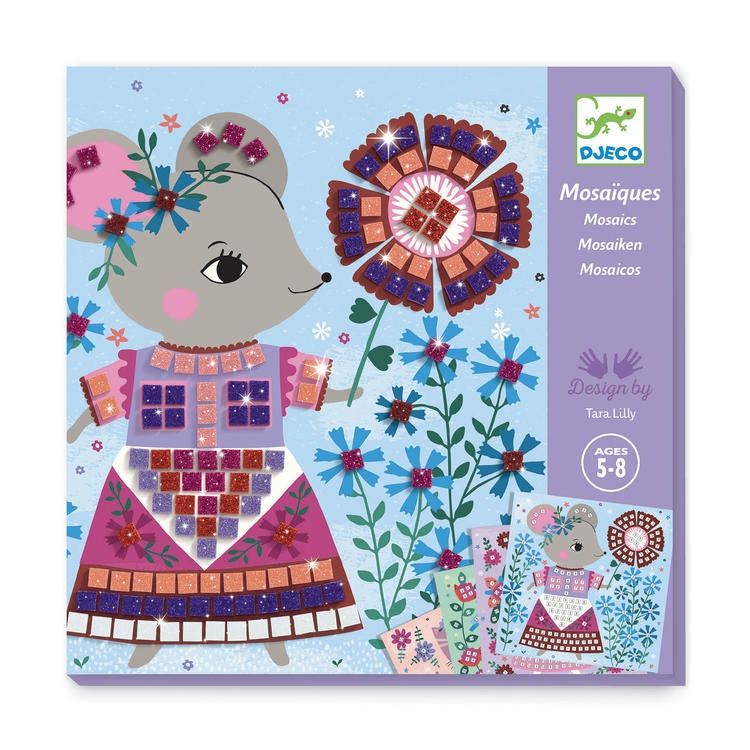 DJECO - KIT DE MOSAÏQUE: ANIMALS AIMABLES