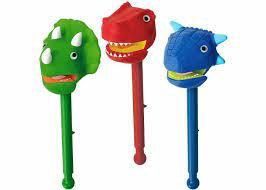 MARIONNETTE SUR BÂTON - DINOSAURE