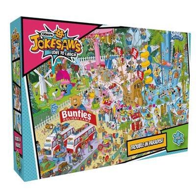 CASSE-TÊTE 1000 PIÈCES GIBSONS - JOKESAWS: TROUBLE IN PARADISE