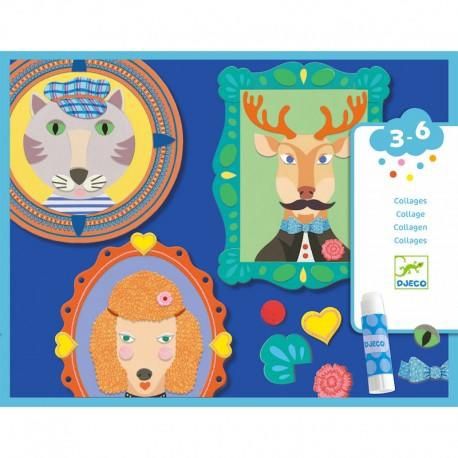 DJECO - COLLAGE DES PETITS PORTRAITS DE FAMILLE