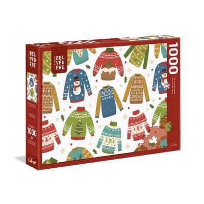 CASSE-TÊTE 1000 PIÈCES DE NOEL TREFL - CHANDAILS DE NOEL