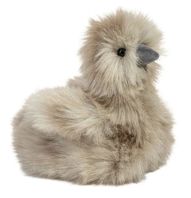 PELUCHE DOUGLAS: ZARA LE POUSSIN GRIS SOYEUX