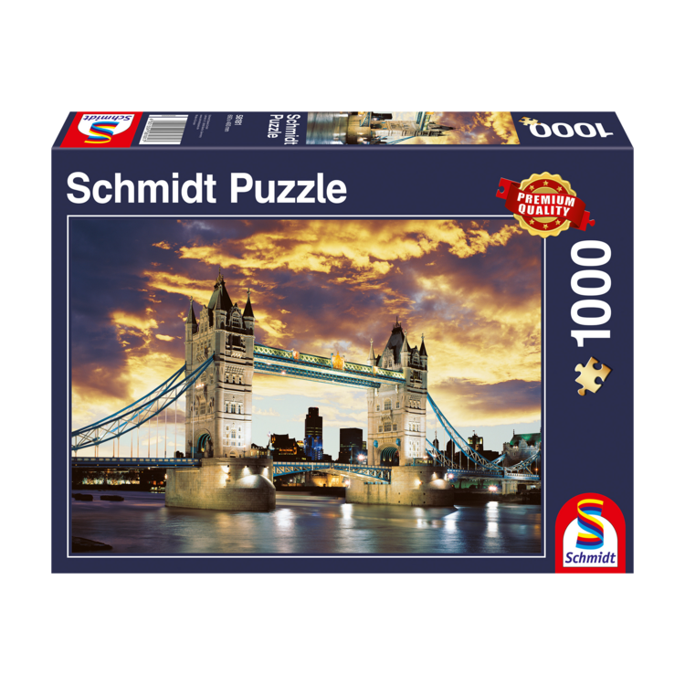 CASSE-TÊTE 1000 PIÈCES SCHMIDT - TOWER BRIDGES, LONDRES