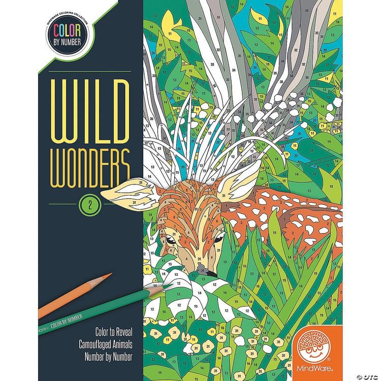 COLORIAGE PAR NUMÉRO WILD WONDERS 2