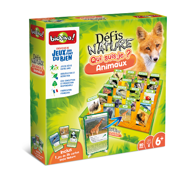 GUESS WHO BIOVIVA DÉFIS NATURE - ANIMAUX