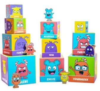 OPEN THE JOY - TOUR D'ÉMOTIONS BLOCS EMBOÎTABLES ET EMPILABLES