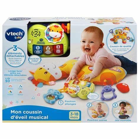 VTECH - COUSSIN D'ÉVEIL MUSICAL