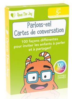 OPEN THE JOY - PARLONS-EN! CARTES DE CONVERSATION