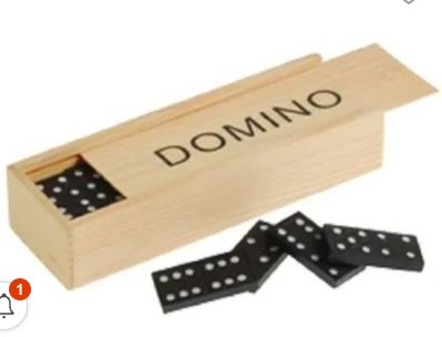 MINI JEU DE DOMINO EN BOIS