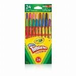 CRAYOLA - 24 MINIS TWISTABLES EFFETS AMUSANTS