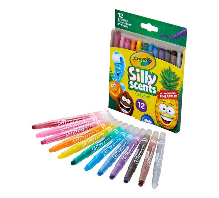CRAYOLA - 12 MINIS TWIST SILLY SCENTS PARFUMÉS