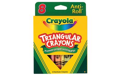 CRAYOLA - 8 CRAYONS TRIANGULAIRES ANTI-ROULEMENT