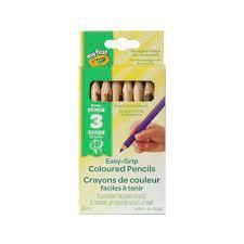 CRAYOLA - 8 CRAYONS COULEUR FACILES À TENIR