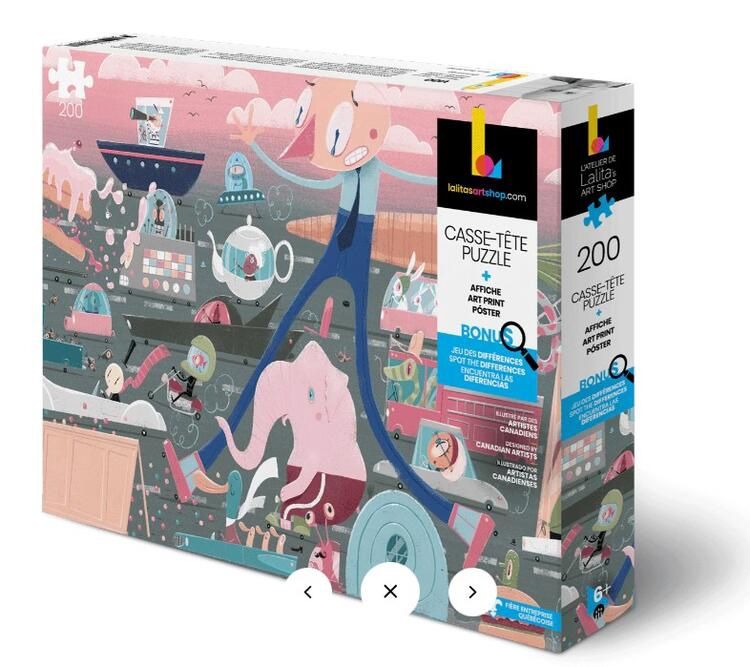 CASSE-TÊTE 200 PIÈCES LALITA'S: PANIQUE DANS LE TRAFIC