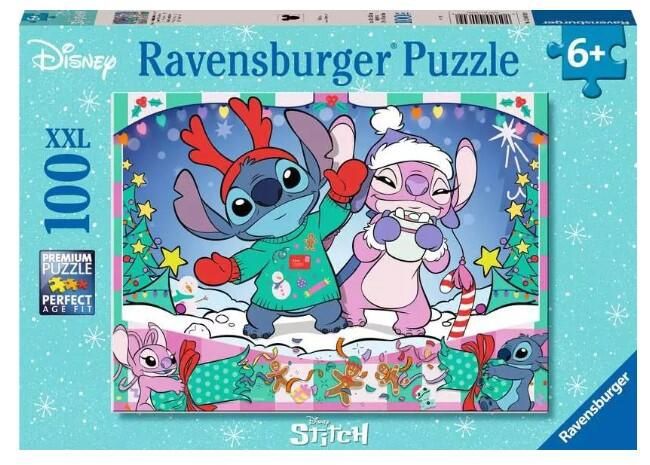 CASSE-TÊTE 100 PIÈCES DE NOEL RAVENSBURGER - JOYEUX NOEL À TOUS!