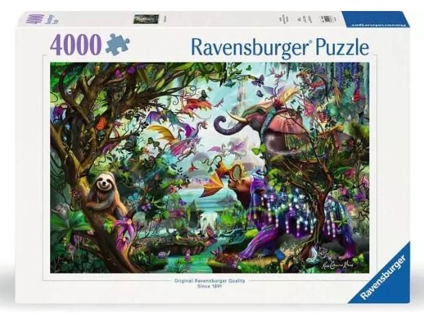 CASSE-TÊTE 4000 PIÈCES RAVENSBURGER - TROPICAL DRAGONS
