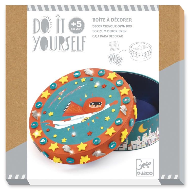 DJECO - BOÎTE À DÉCORER SUPER HEROS