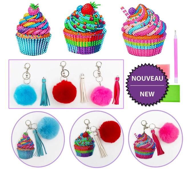 BRODERIE DE DIAMANT JACAROU - KIT DIY CUPCAKES
