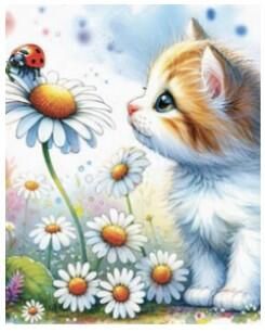 BRODERIE DE DIAMANT JACAROU - CONTEMPLATION