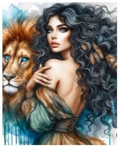 BRODERIE DE DIAMANT JACAROU - WILD GRACE