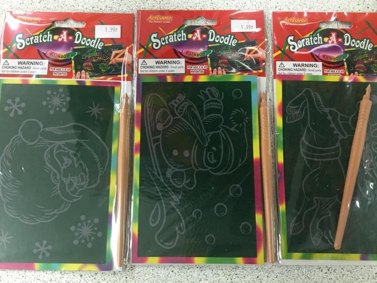 NOEL IMAGE À GRATTER