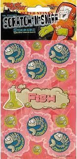 AUTOCOLLANT ODEUR POISSON