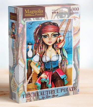 CASSE-TÊTE 1000 PIÈCES MAGNOLIA - THE BEAUTIFUL PIRATE