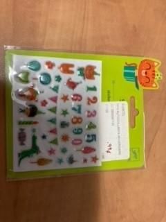 MINI AUTOCOLLANTS ANIVERSAIRE