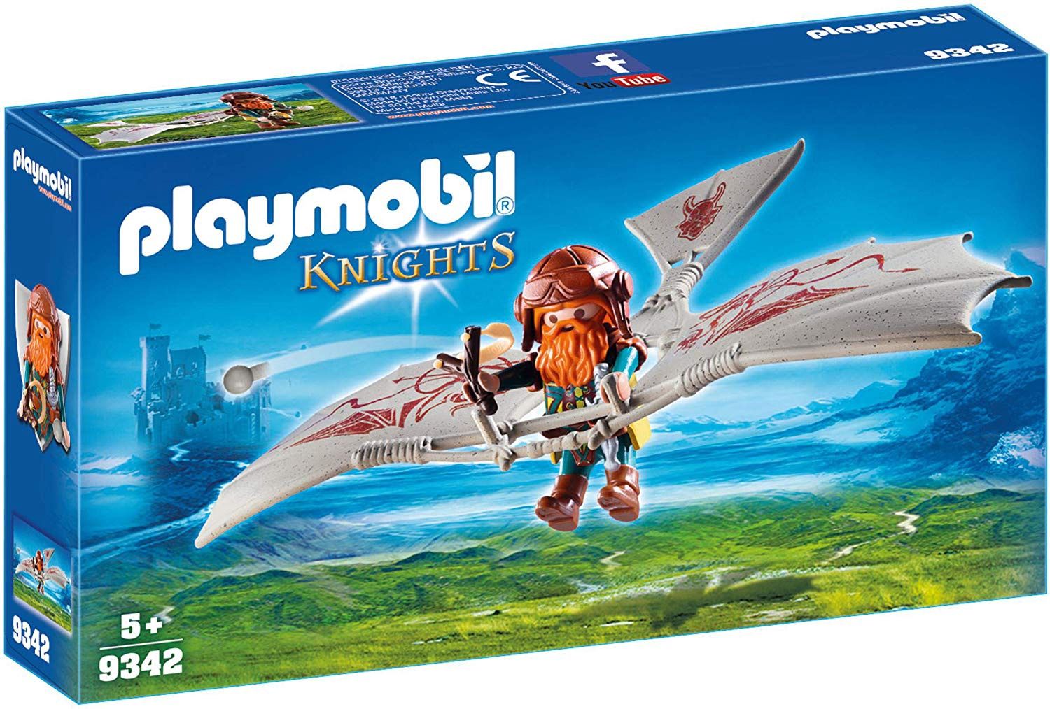 PLAYMOBIL 9342 - NAIN AVEC DELTAPLANE