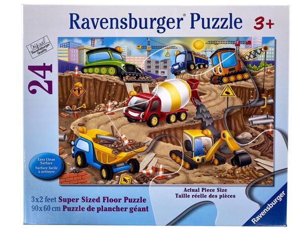 CASSE-TÊTE 24 PIÈCES PLANCHER RAVENSBURGER - FUN SUR LE CHANTIER