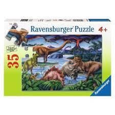 CASSE-TÊTE 35 PIÈCES RAVENSBURGER - JARDIN DE DINOSAURES
